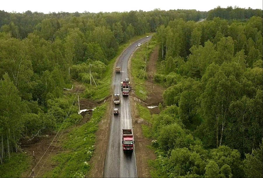 Томские дорожники ремонтируют самый протяженный объект нацпроекта в регионе